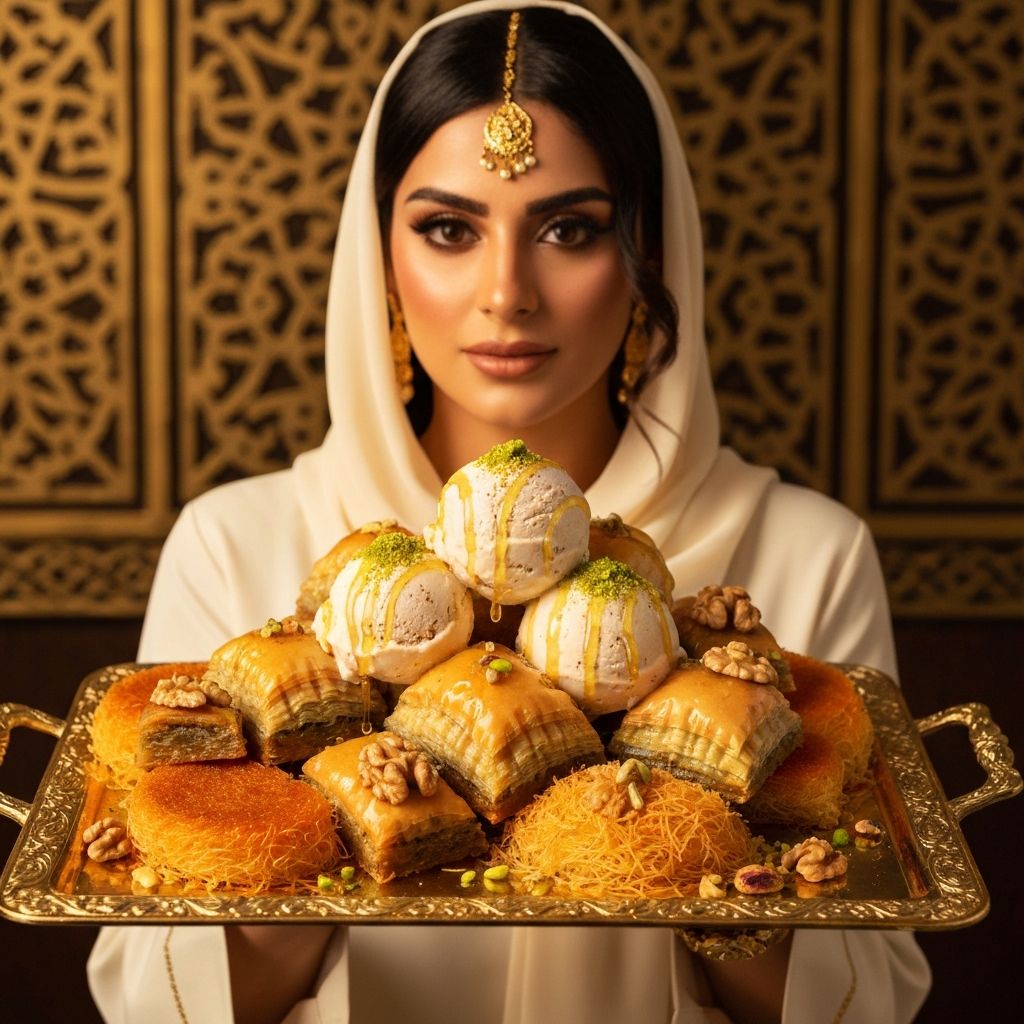 حلويات مثلجة فاخرة