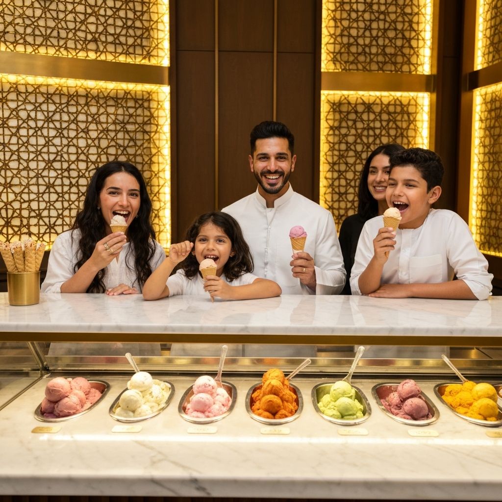 أفضل أنواع الآيس كريم العربي